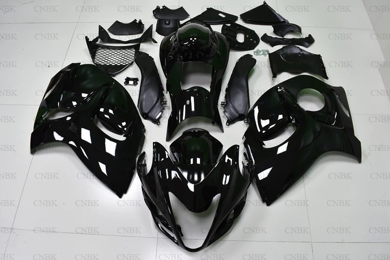 for HAYABUSA 2008 - 2018 Fairings GSX-R1300 2010 glossy Black Full Body Kits Gsx 1300R 2013 Fairing Unpainted