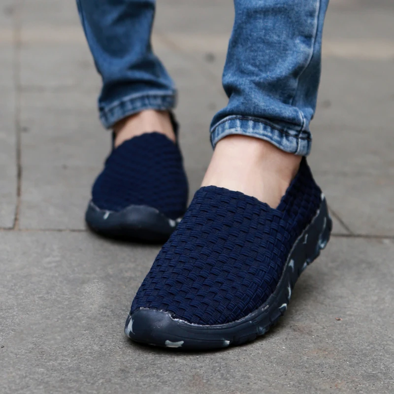 Women Casual Shoes 2021 Summer Handmade Woven Shoes Best Quality Breathable Fashion Comfortable Women Flats Shoes Female Loafers