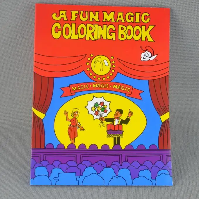 A Fun Magic Coloring Book Small Size Magic Tricks Close Up Magia Mentalism Illusion Gimmick Props Magica Toys for Kids