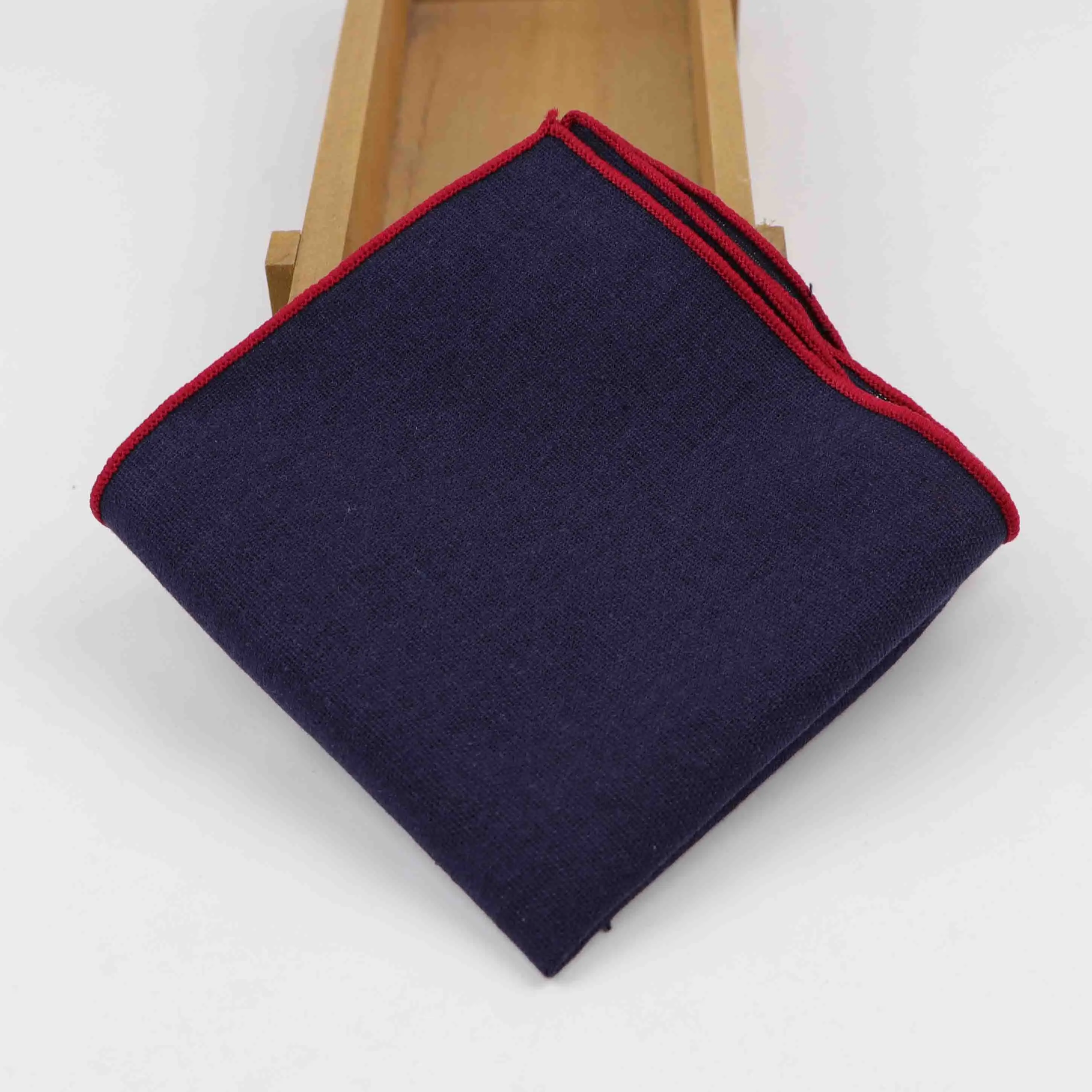 Men's Solid Cotton Handkerchiefs Pocket Square