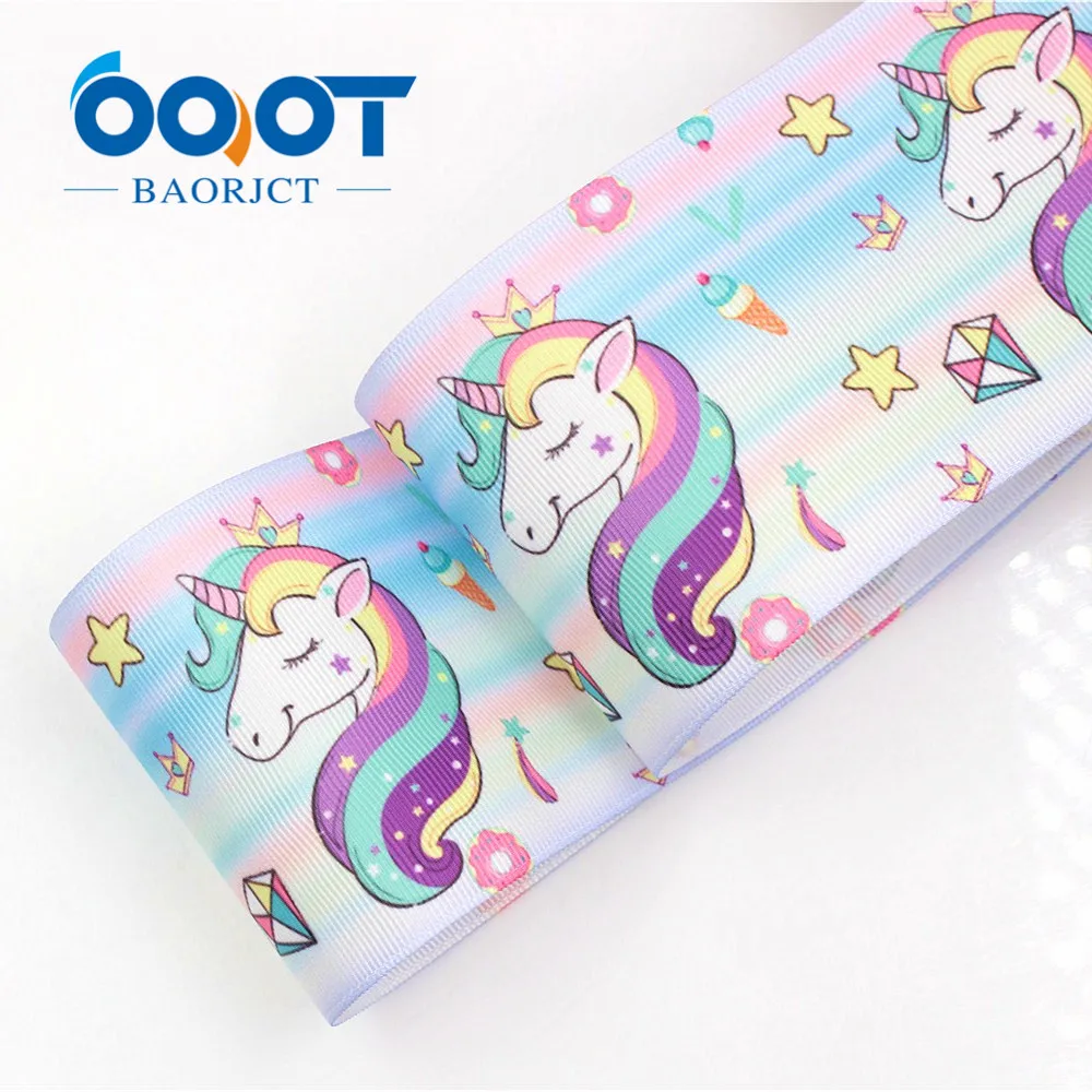 Rainbow Horse Printed Grosgrain Ribbon 3