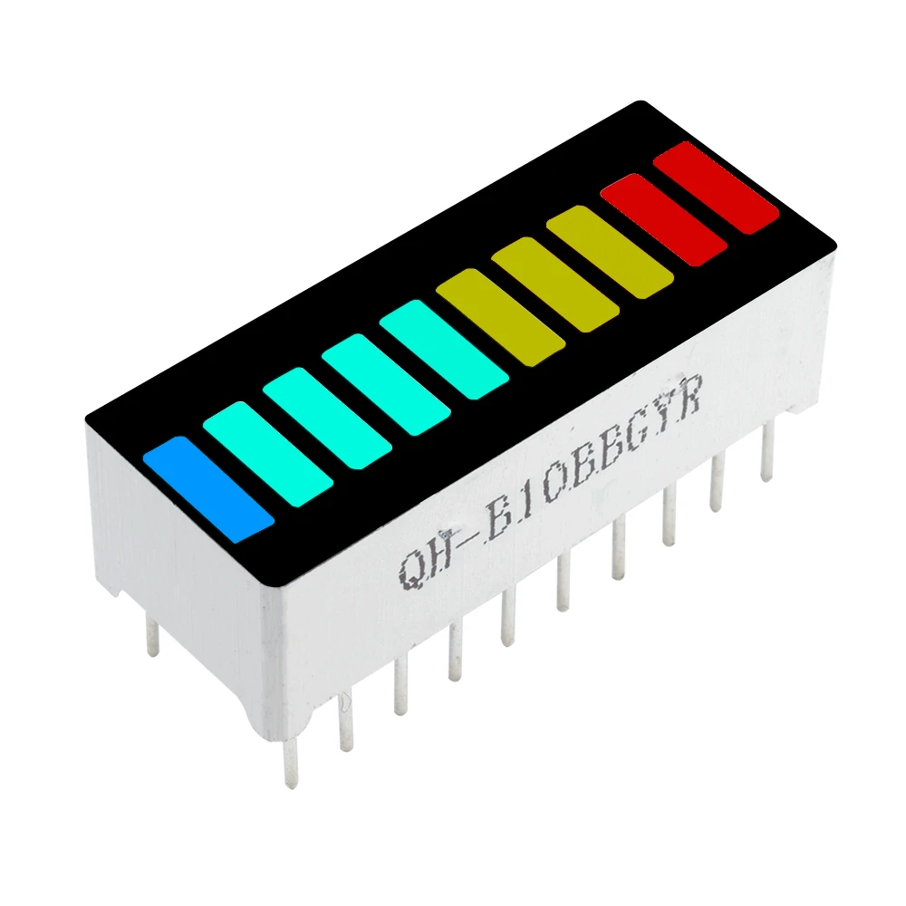 2PCS LED Display Modul 10 Segment Balken Licht Display Modul Bar Graph Ultra Helle Rot Gelb Grün Blau Farben multi-farbe – Detail 3