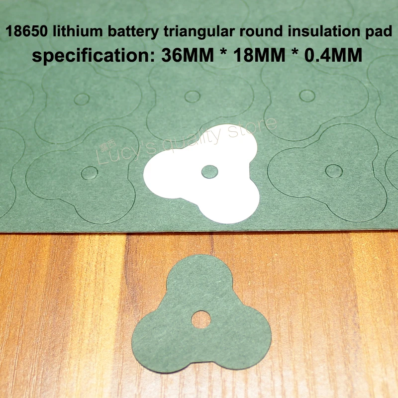 100 шт./лот 18650 литиевая батарея в упаковке, изоляционная прокладка, полые лицевые прокладки, 3 угла, ячменная бумага, изоляционная прокладка Meson