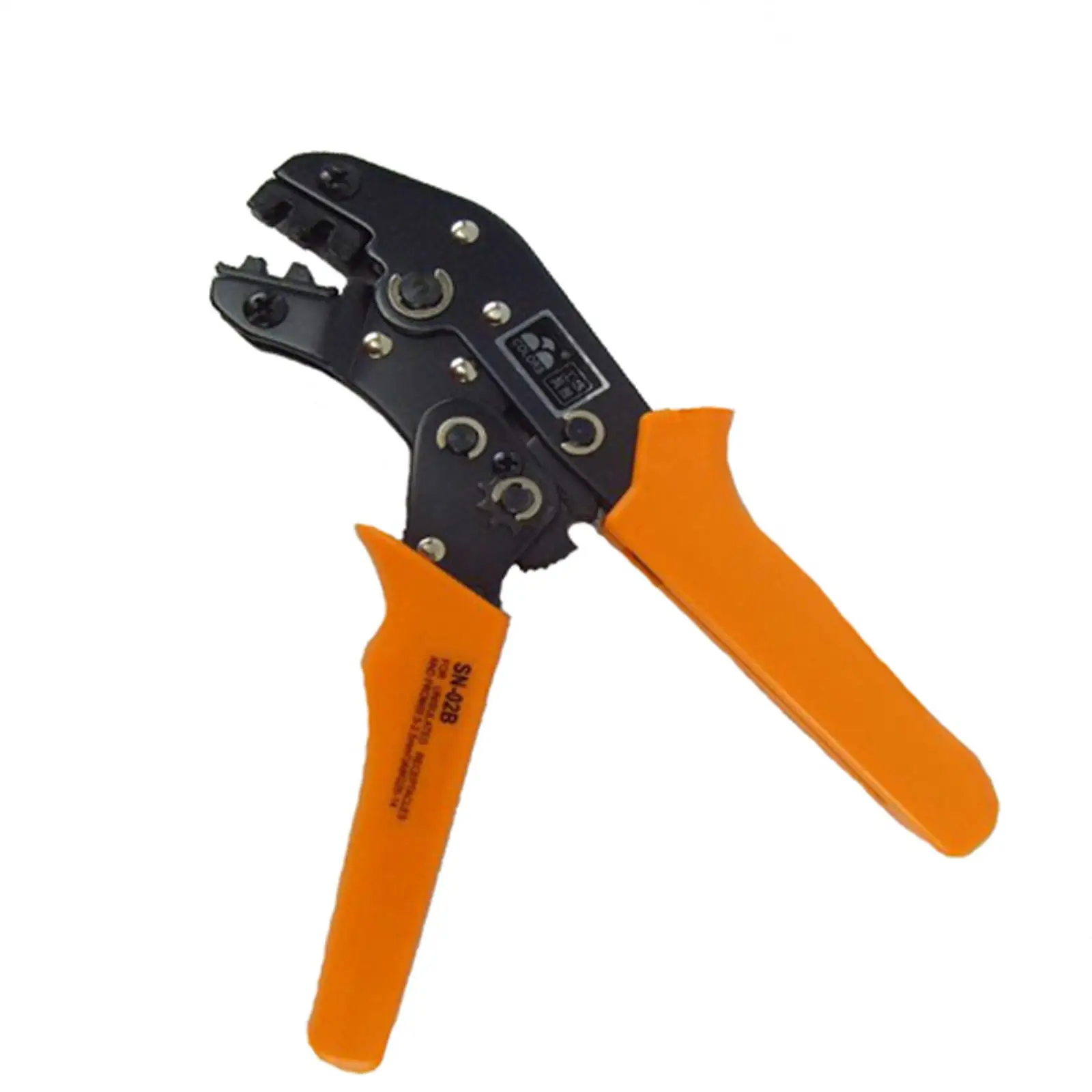 20-13AWG 0.5-2.5mm2 Non-insulated Tabs and Receptacles Ratchet Crimping Plier