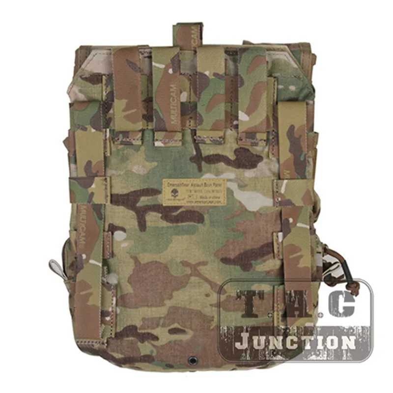 Emerson MOLLE Assault Back Panel For CPC AVS JPC 2.0 Vest Camo Plate Carrier  Vest Backpack Bag W/ M4 M16 5.56 Magazine Pouch