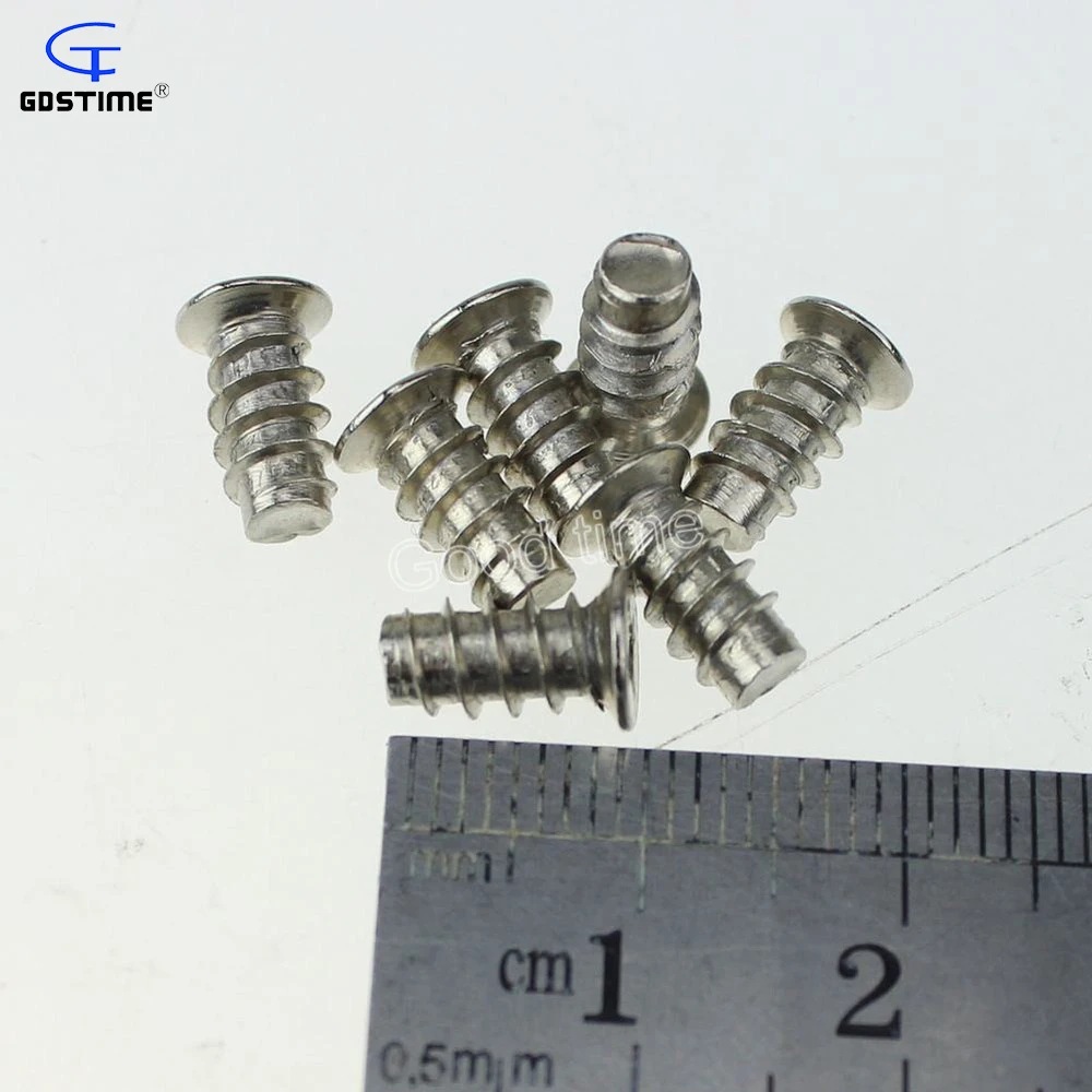 Hotsale 50 Pieces LOT Silver M5 x 10MM Computer Fan Screws fit for Mini Cooling Cooler