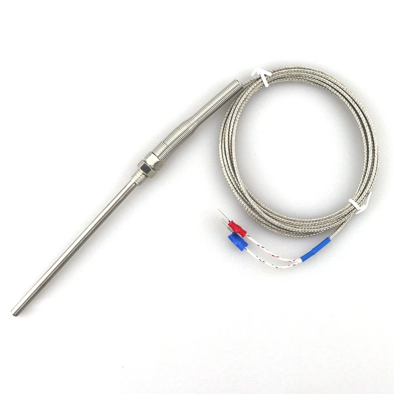Sonda Termopar Tipo C K de alta calidad 0 ~ 400, sensores de 100mm, Cable de 1,8 m, Sensor de sonda de temperatura