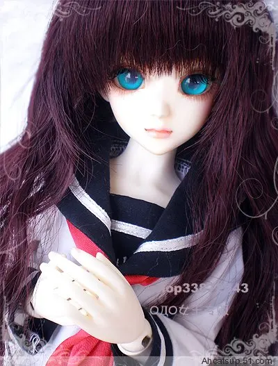 1/6 1/4 1/3 BJD Studente Abito da marinaio Camicia + Gonna set per BJD/SD MSD SD13 Accessori per vestiti per ragazza Non inclusi bambola e altro