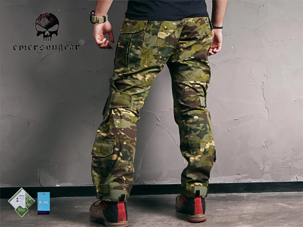 emersongear-G3 Tactical Pants, Airsoft Bdu Trousers with Knee Pad, MultiCam Tropic,airsoft,outdoors,Hunting,em9281