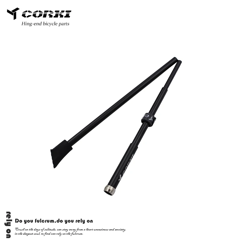 Soporte de carbono ultraligero para bicicleta, soporte de pie para bicicleta de 20/26/27.5/700c pulgadas, liberación de eje pasante de 12mm