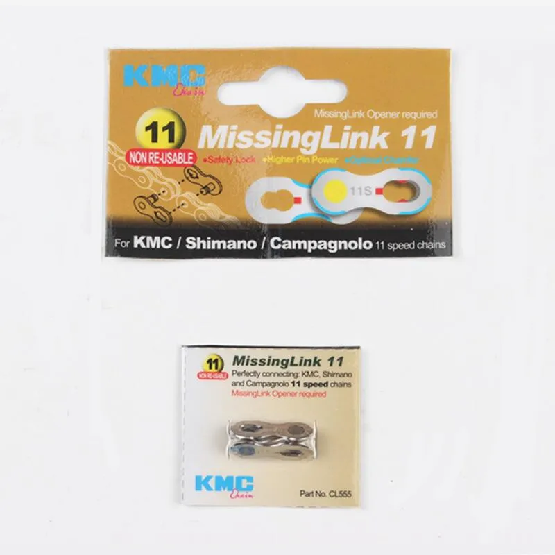 KMC original MTB Bicycle Chain Link Missing Link 6/7/8/9/10/11 speed one pair for Shimano Gold Silver