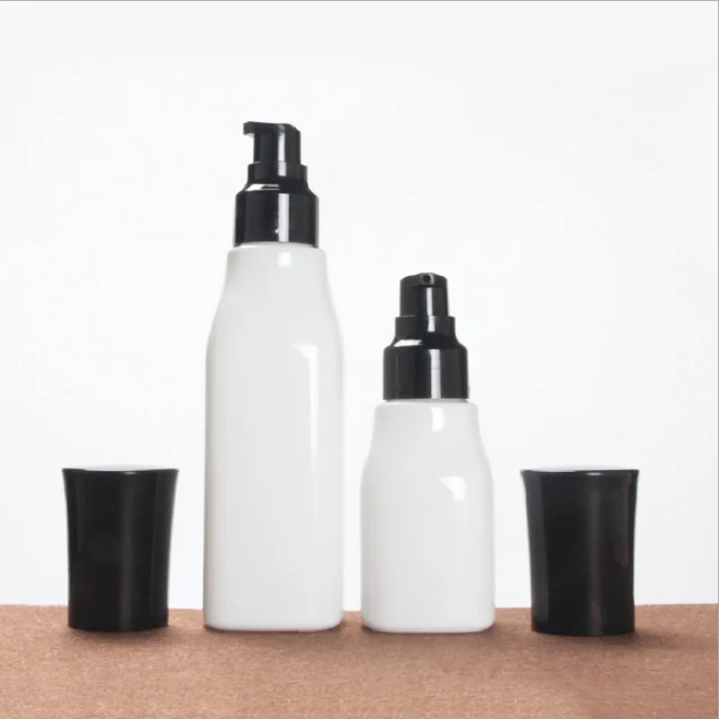 Mist Spray Bottle Empty  Cosmetic Packing Container Square Shape Emulsion Scrub Glass Toner Soft Bottles Spray