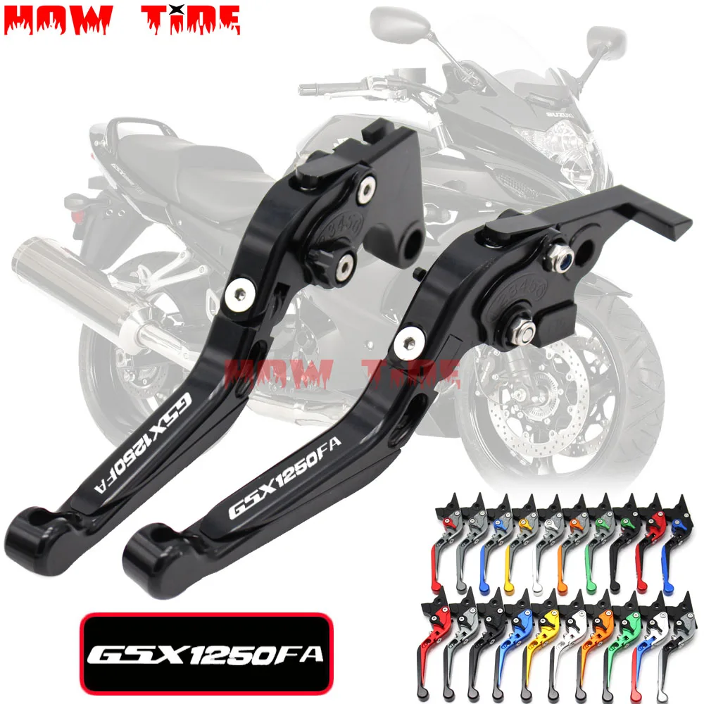 

For SUZUKI GSX1250 F/SA/ABS GSX1250FA GSX 1250 FA 2010-2016 Motorcycle Folding Extendable Brake Clutch Levers