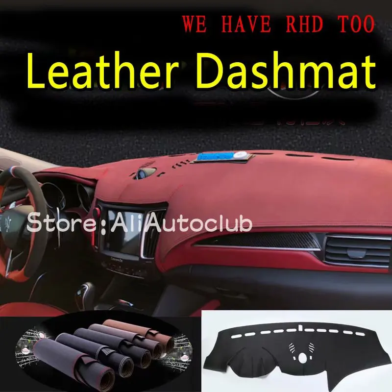 

For Maserati Levante 2016 2017 2018 2019 2020 Leather Dashmat Car Styling Covers Dash Mat Dashboard Cover Carpet Pad Accessories