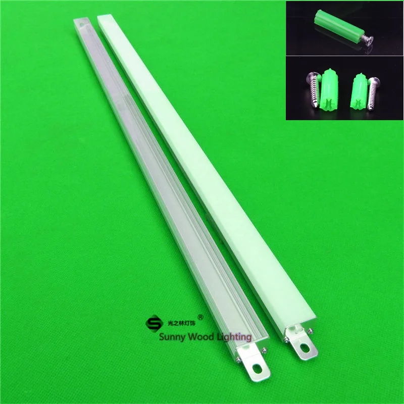 

10pcs/lot square cover L end cap aluminum profile for led strip,milky/transparent cover for 12mm pcb with fittings