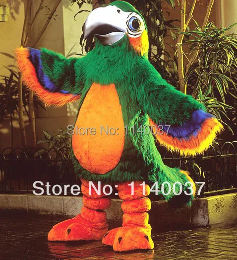 

mascot Beautiful Clever Patty Parrot Mascot Costume Adult Size Stage Performance Mascotte Outfit Suit Party Cosply Costumes