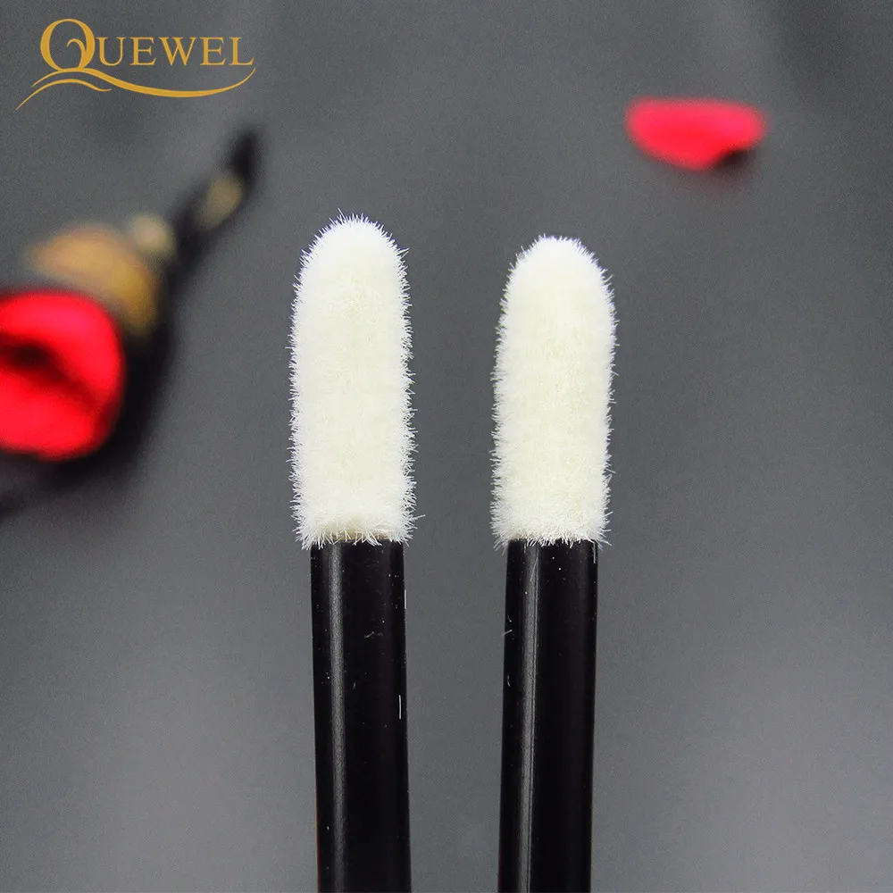 Quewel 50pcs Make Up Brush Set Cotton Swab Mascara Wands Lip Pen Cleaner Multicolor Eyelash Disposable Makeup Applicators