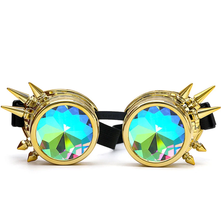 FLORATA Steampunk Goggles Retro Welding SteamPunk Gothic Vitoriano Cosplay Goggles Flying Eyewear Vintage Halloween