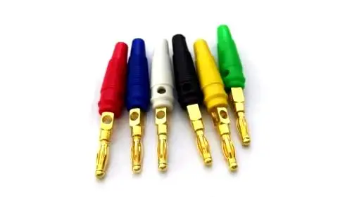 

300pcs new Gold plated 4mm Banana Plug FOR test