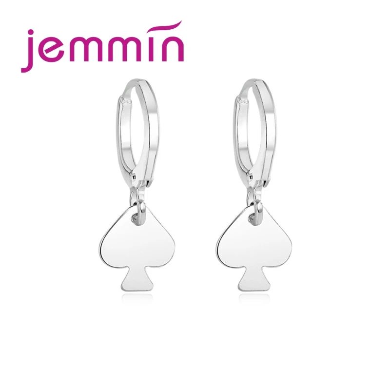 

Minimalist High Quality Heart Design 925 Sterling Silver Earring With Sweet Woman Girls Best Trendy Anniversary Gift