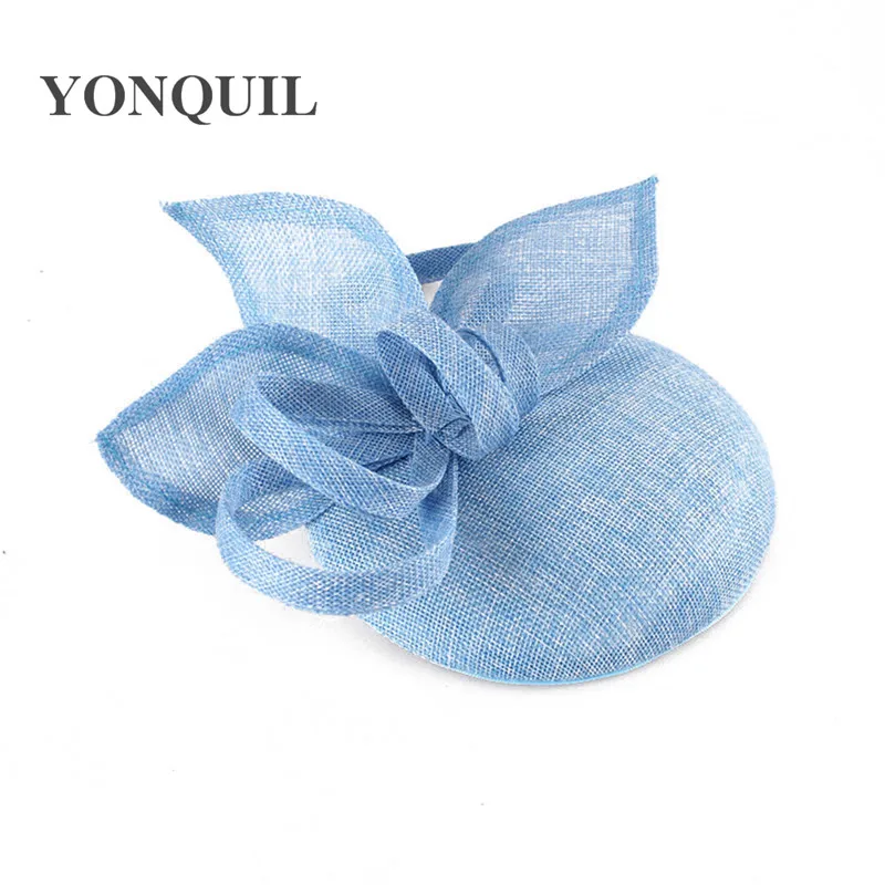 Lila Nachahmung Sinamay Fascinator Kopf bedeckung für Kentucky Derby Kirche Hochzeits feier Rennen Frauen Braut ereignis Anlass Hut – Detail 20