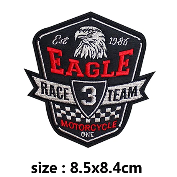 Pulaqi Diy Viper Badge Biker Patches Punk Skull  For Clothing Embroidery Sticker Stripes On Clothes Military Patch Wholesale H