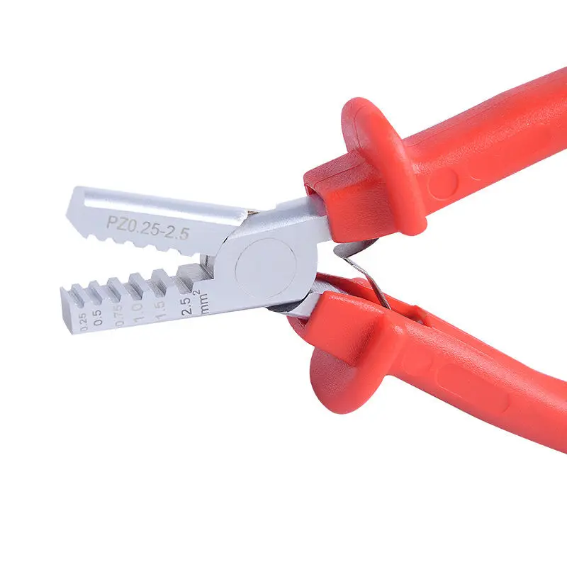PZ 0.25-2.5 For Cable End Sleeves Style Small Crimping Plier 0.25-2.5mm2 Tool terminal