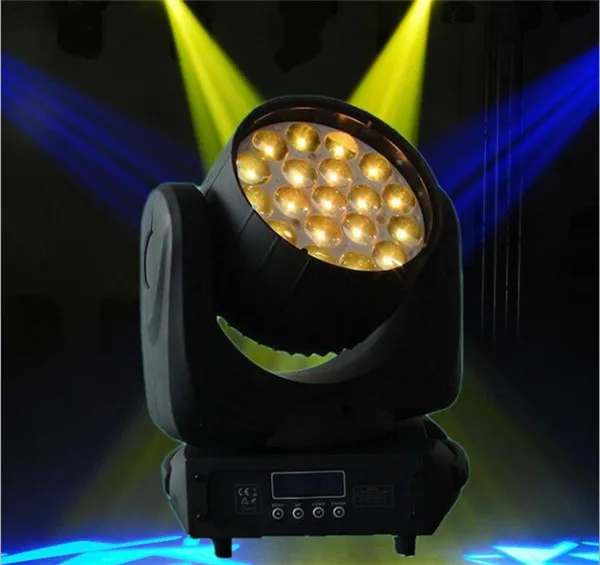 6 pieces LED RGBW 4 in 1 DMX 512 DMX Wash Zoom beam moving head light Aura 19x12w LED Moving Head