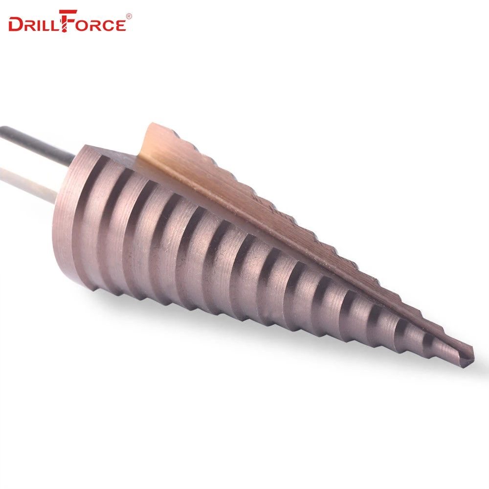 Metal Drill 4-12/20/32mm Step Drill Bit HSSCO High Speed Steel Cone Cobalt Drill Bits Tool Set Hole Cutter For Stainless Steel