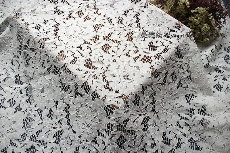 GLace 1.5M/Lote High Quality Cotton Lace Fabric Apparel DIY Accessories Dress Material African Fabric  TX672