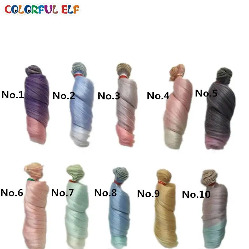 Doll Wig BJD Hair For 1/3 1/4 bjds 60 colors can be chosen 100x15cm 1pcs/lot