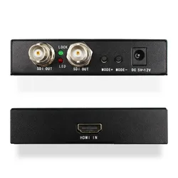 HDMI  TO 2 port 3G/HD/SD-SDI SDI Scaler Converter Support 720P/1080P