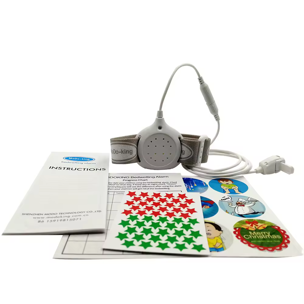 MoDo-king MA-108 baby bedwetting alarm best bed wetting alarm for boys girls kids nocturnal enuresis alarm