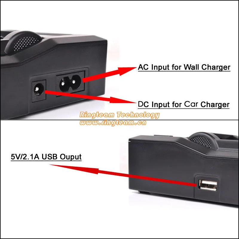 NP-FW50 FW50 Dual Channel Battery Charger for Sony NEX-F3K NEX-5 NEX-5A NEX-5C NEX-5D NEX-5H NEX-5T NEX-6 NEX-6L NEX-6Y