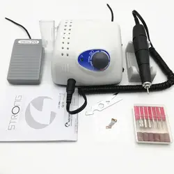 35000 RPM Electric Nail Drill Machine Korea SAESHIN Strong 210 Model Manicure Pedicure Nail File Little Nail Art Equipm