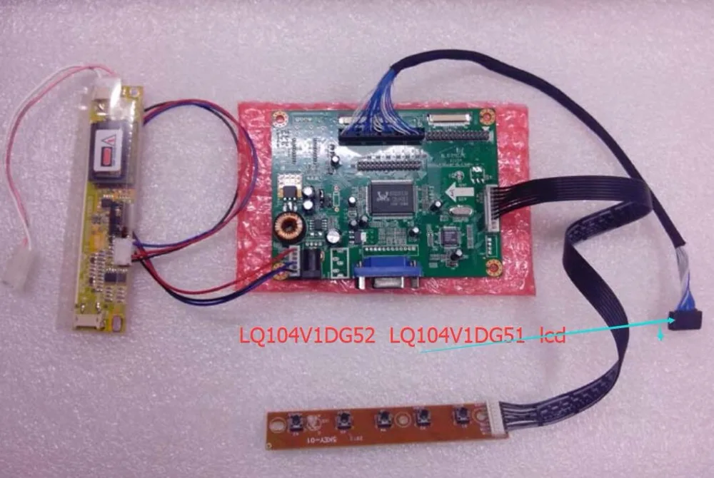 VGA drive board 31pin 640*480 for LQ104V1DG5B LQ104V1DG52 LQ104V1DG51 LCD screen