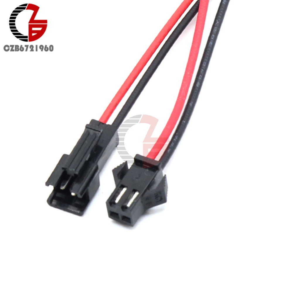 5Pair 15cm SM 2Pin 3Pin Male to Female JST Connector Plug Cable for LED Strip Curtain Cabinet Light Celing Downlight Downlight