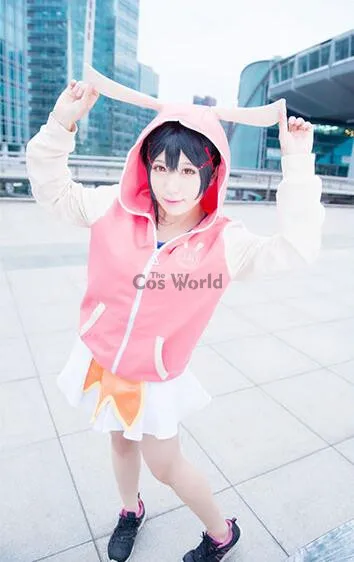 Love Live Yazawa Nico Animal Hoody Hoodie Sweater Coat Jackets Outwear Outfit Anime Cosplay Costumes image 2