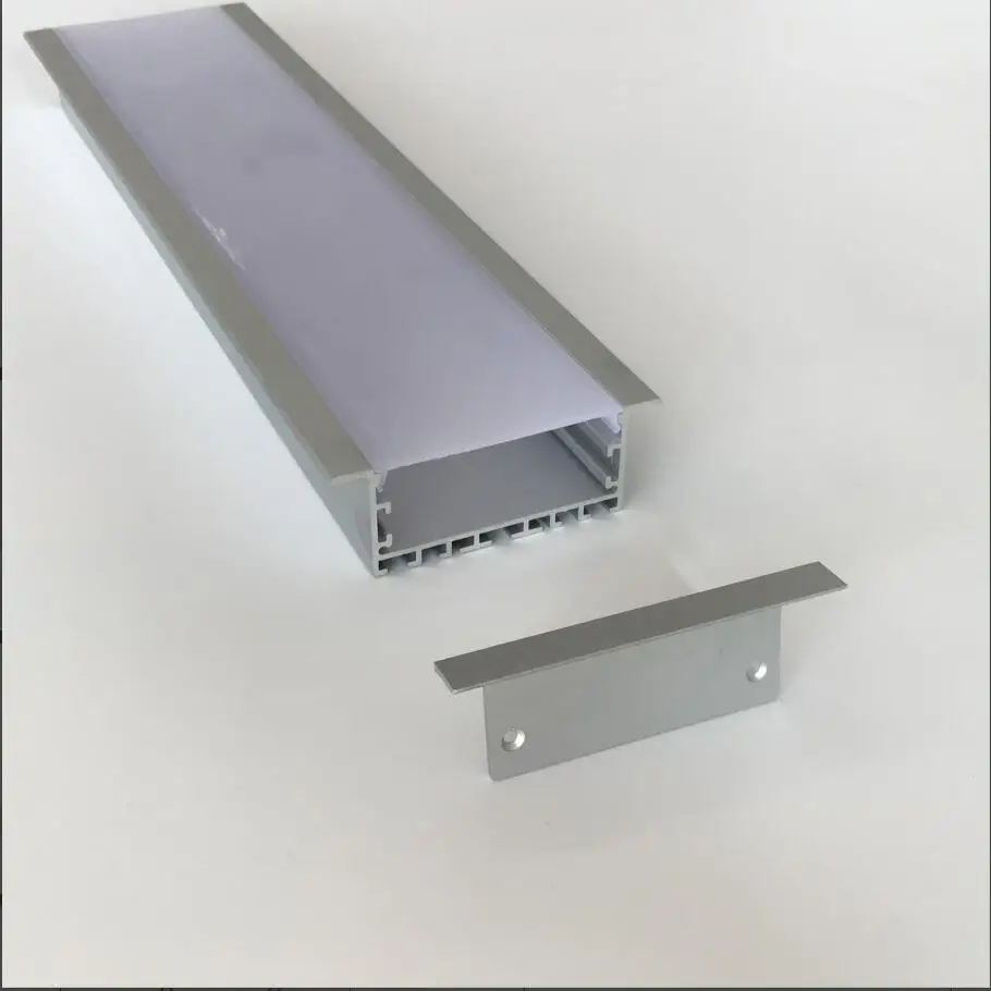 FREE shipping  Big Size surface mounted LED Aluminum Profile channel with PC cover 1.8m/pcs  36m/lot