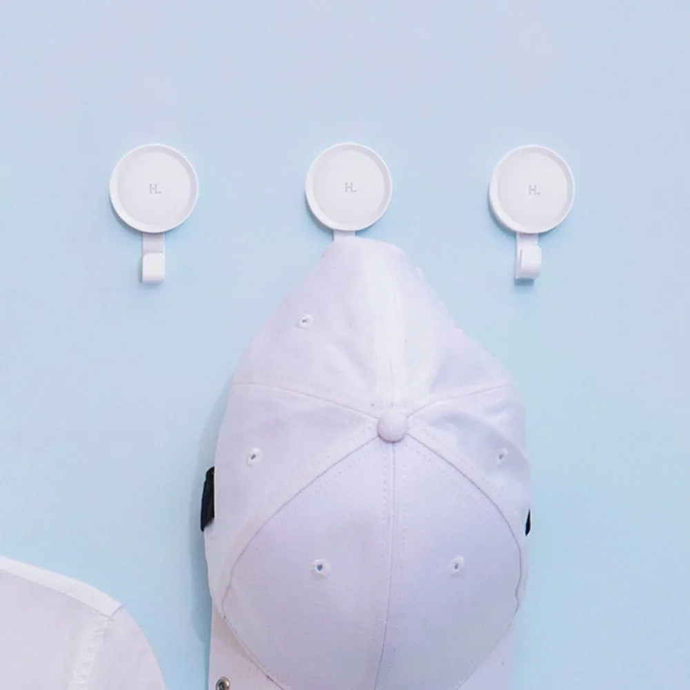 XiaomiYoupin خطافات لاصقة صغيرة ذكية قوية الحمام غرفة نوم المطبخ جدار السنانير 3 كجم أقصى تحميل وصول جديد للحياة المنزلية Mi