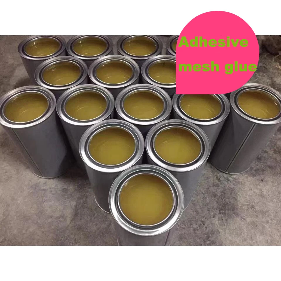 1kg/Bottle Screen Printing Sticky Mesh Glue Quick Drying, Sticky Plate Making Mesh Material