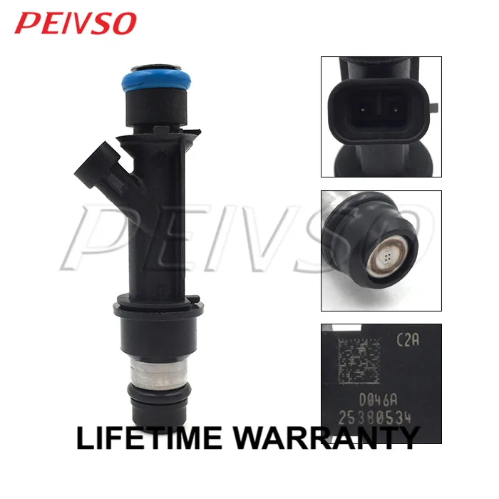 PEIVSO 5pcs 25380534 Fuel Injector For Chevrolet Colorado Hummer H3 H3T GMC Canyon l5 3.7L