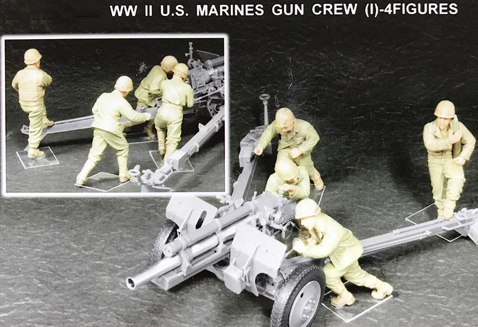 

1/35 ancient stand war Crew (1) - 4 toy Resin Model Miniature Kit unassembly Unpainted