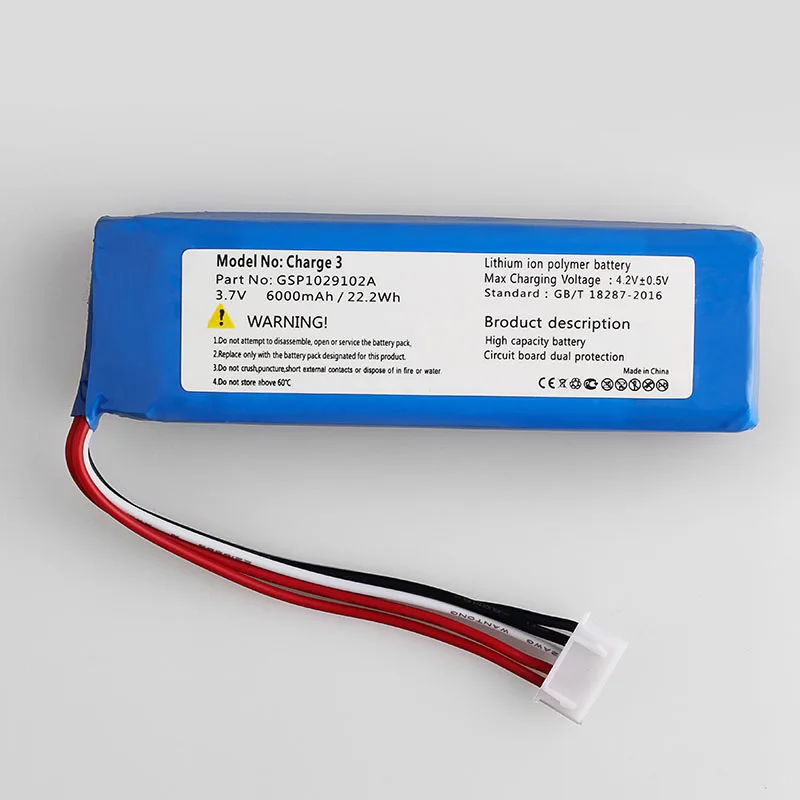 Dxqioo High quality battery for JBL charge 3 GSP1029102A  batteries