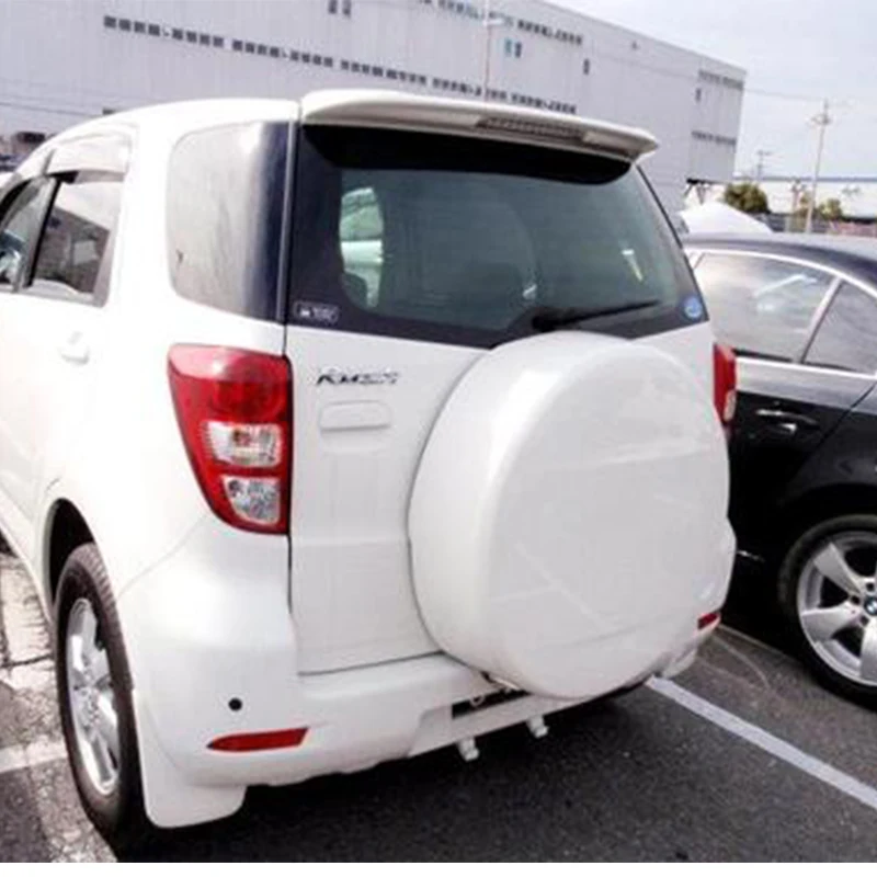 Picture 7: For toyota Rush spoiler 2007 2008 2009 2010 2011 2012 2013 high quality ABS Primer Rear window Spoiler by primer or DIY paint