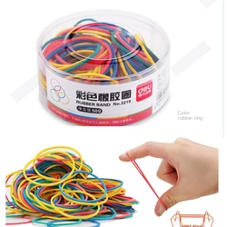 Colorful Strong Elastic Rubber Band Loop 50g School Stationery Office Pen holder Organiser