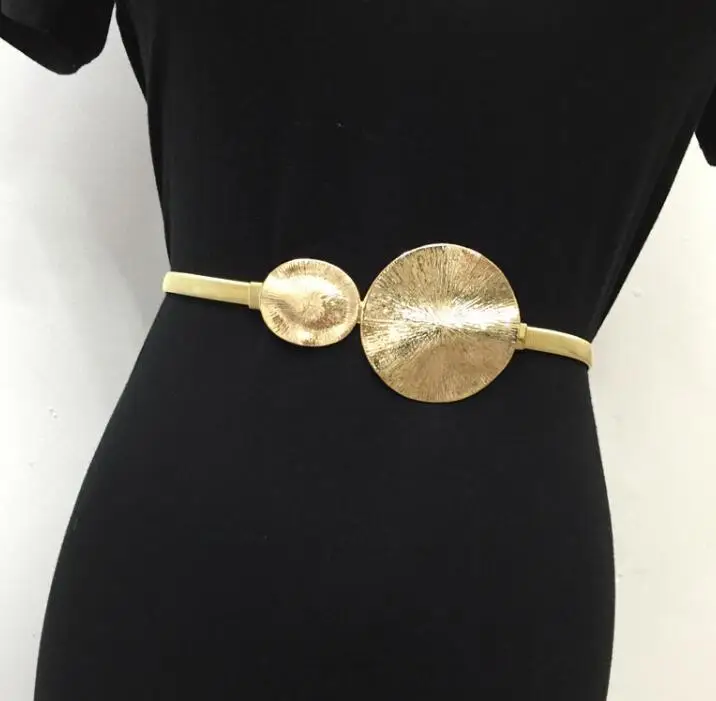 Women\'s runway fashion metal Cummerbunds female Dress Corsets Waistband Belts decoration belt R1522