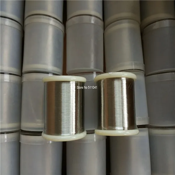 Nickel wire, 0.025mm (0.001in) dia, hard, 99.98% (metals basis),NP2 5kgs wholesale ,free shipping