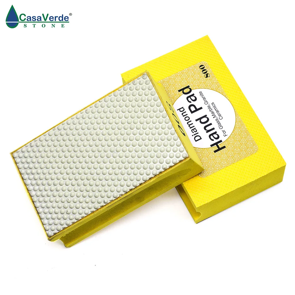 DC-RHPP800 90*55 millimetri di trasporto della resina lucidatura a mano pad 800 # lucidatura di pietra piastrelle di ceramica spugne abrasive