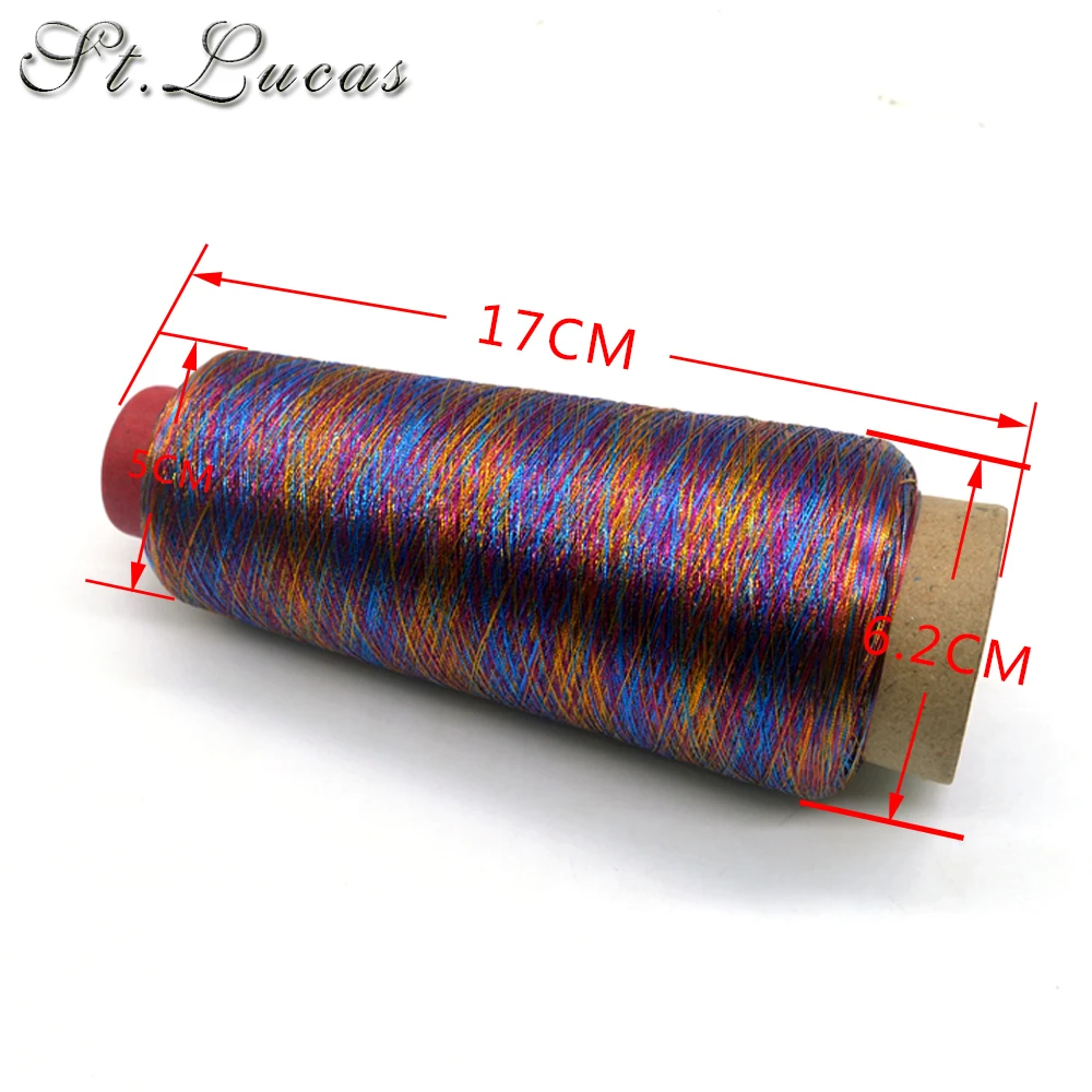 high quality 3200M/Roll DMC Metallic Embroidery Crochet Knitting Yarn Cross Stitch Metallic Yarn Threads Sewing accessory diy